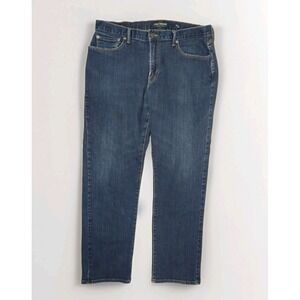 Lucky Brand 410 Athletic Slim Jeans Mens 38x32 Blue Dark Wash Denim